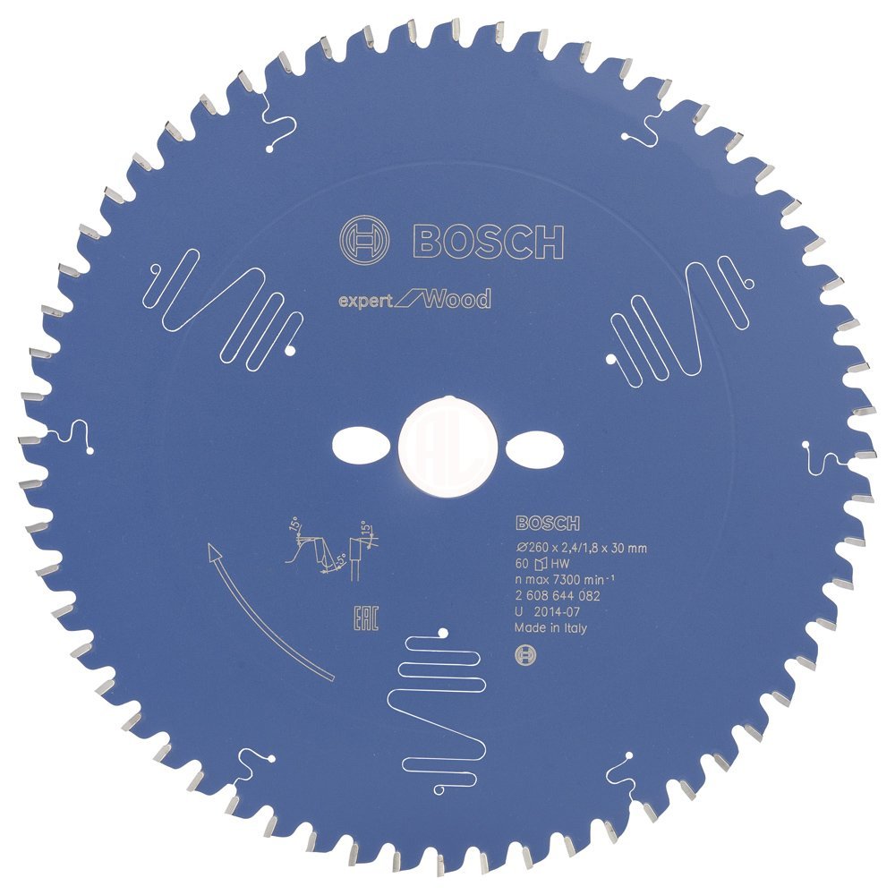 Bosch Daire Testere Bıçağı Expert For Wood 260x30 mm 60 Diş - 2608644082