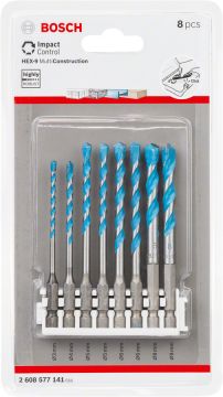 Bosch Beton Matkap Ucu Impact Control HEX-9 Multi Construction Set (8 Parça) - 2608577141