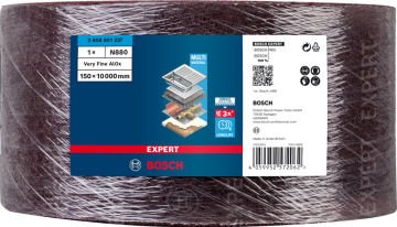 Bosch Expert N880 Keçe Zımpara 150x10000 Mm İnce A - 2608901237