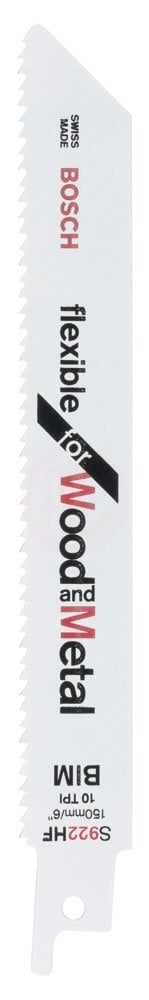 Bosch Panter Testere Bıçağı Flexible For Wood And Metal S 922 HF 150 mm (2 Adet) - 2608656039
