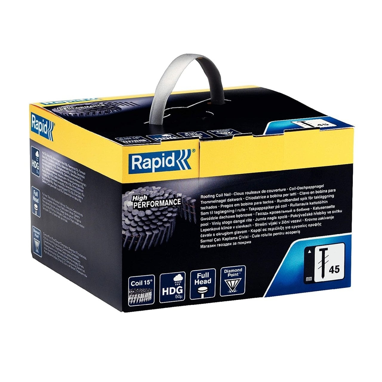 Rapid 45/32 mm Galvaniz Rulo Çivi 960 Adet - 5000804