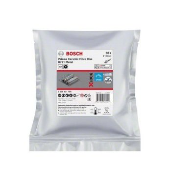Bosch X-Lock Seramik Fiber Zımpara Diski R781 Prisma 125x22,23 mm 60+ Kum - 2608621795