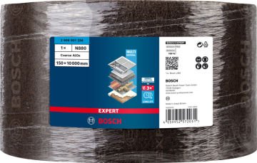 Bosch Expert N880 Keçe Zımpara 150x10000 Mm Kaba A - 2608901234