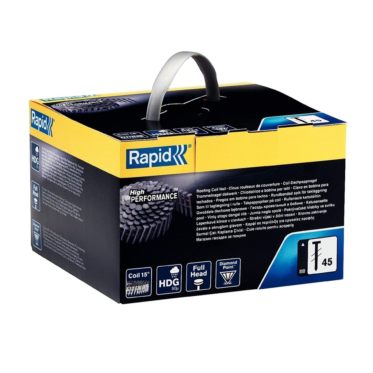 Rapid 45/38 mm Galvaniz Rulo Çivi 960 Adet - 5000805