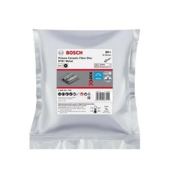 Bosch X-Lock Seramik Fiber Zımpara Diski R781 Prisma 125x22,23 mm 80+ Kum - 2608621796