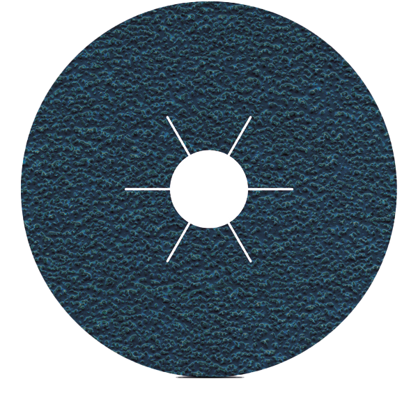Karbosan Zirkonyum Fiber Disk ZWR11 Düz 125 mm 80 Kum - KAR921750