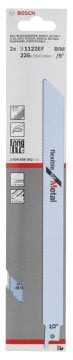 Bosch Panter Testere Bıçağı Flexible For Metal S 1122 EF 225 mm (2 Adet) - 2608656042