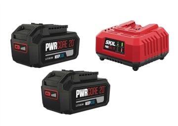 Skil 3112BB 2X4,0Ah Li Batarya +2,4A Sarj Cihazı