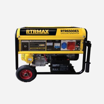 Rtrmax RTR6500E3 Benzinli Jeneratör 6.8/6.2 Kva Marşlı Trifaze