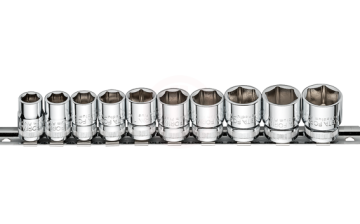 Ceta Form 10 Parça 3/8 İnç 6 Köşe Lokma Anahtar Takımı