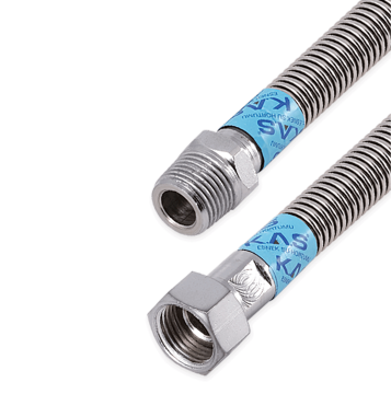 KAS Su Flex Kaynaksız 1/2 İnç - 1/2 İnç 20 Cm