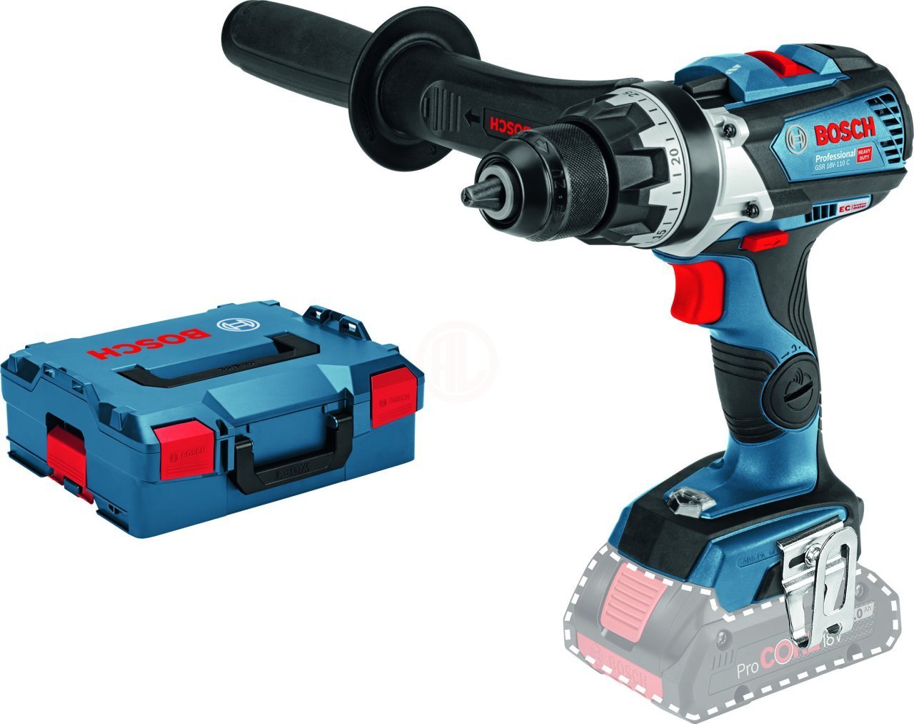 Bosch Akülü Vidalama Matkabı GSR 18V-110 C (Aküsüz) - 06019G0109