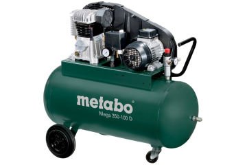 Metabo Hava Kompresörü Trifaze Mega 350-100 D (3,0 Hp - 90 Lt - 10 Bar)