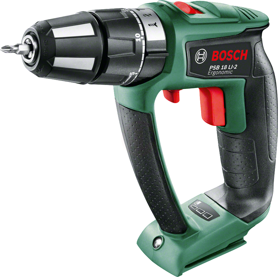 Bosch Akülü Darbeli Vidalama Matkabı PSB 18 LI-2 Ergo (Aküsüz) - 06039B0302