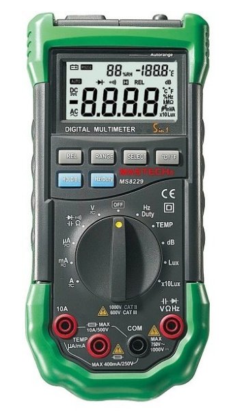 Mastech MS8229 Multisensör Girişli Dijital Multimetre - SHEMS8229