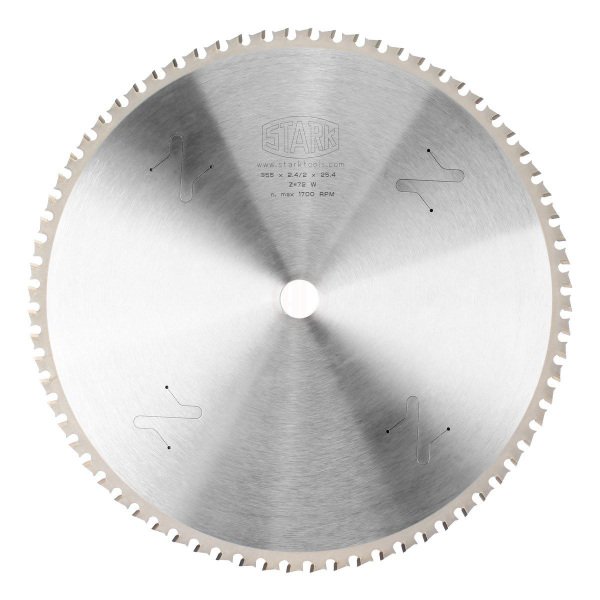 Stark TCT355FTX METAL KESİM TESTERE 355x2.4 MM 72 DİŞ PASLANMAZ - STARKTCT355FTX