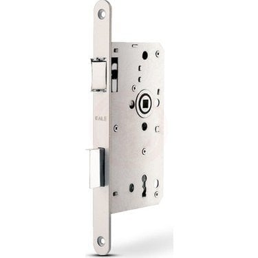 Kale Alman Tipi Ekstra Gömme Kapı Kilidi Oval Krom 55 mm - 150BB000012