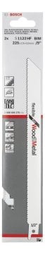 Bosch Panter Testere Bıçağı Flexible For Wood And Metal S 1122 HF 225 mm (2 Adet) - 2608656270