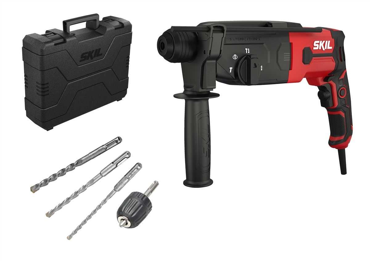 Skil 1770GA Kırıcı Delici 850W 2.8J Çantalı 3 Delici Uç+1 Mandren