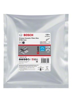Bosch X-Lock Seramik Fiber Zımpara Diski R782 Prisma 125x22,23 mm 120+ Kum - 2608621827