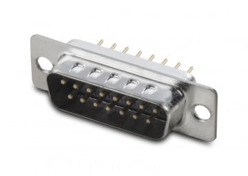 Assmann D-Sub, 15-Pin, Düz Pcb İçin, Erkek