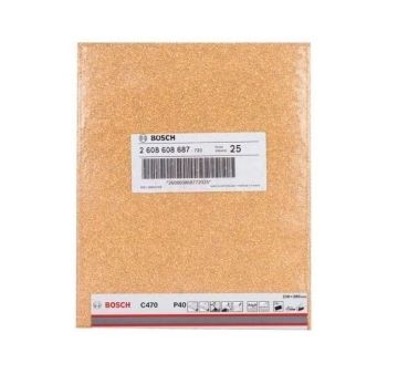 Bosch C470 Kağıt Zımpara 230x280 mm 40 Kum
