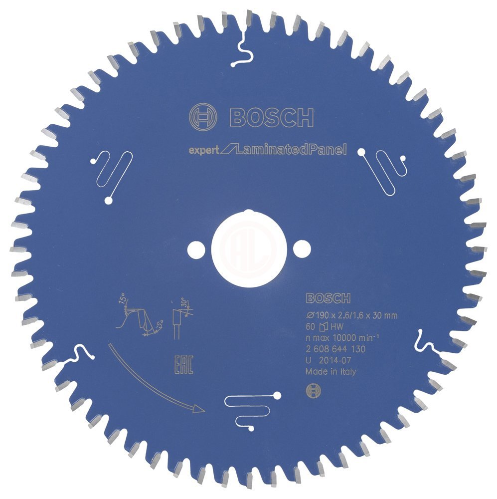 Bosch Daire Testere Bıçağı Expert For LaminatedPanel 190x30 mm 60 Diş - 2608644130