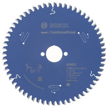 Bosch Daire Testere Bıçağı Expert For LaminatedPanel 190x30 mm 60 Diş - 2608644130