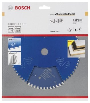 Bosch Daire Testere Bıçağı Expert For LaminatedPanel 190x30 mm 60 Diş - 2608644130