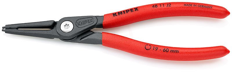 Knipex 48 11 J2 AĞIR HİZMET DÜZ İÇ SEGMAN PENSİ - KNI4811J2