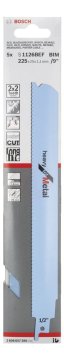 Bosch Panter Testere Bıçağı Heavy For Metal S 1126 BEF 225 mm (5 Adet) - 2608657395