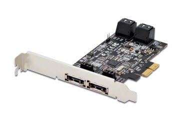 Assmann Digitus Serial Ata (Sata) Iıı Pcı Express Kartı, 4 X Dahili Sata Port, 2 X Harici Esata Port, Marvell 88Se9230 Chipsetli