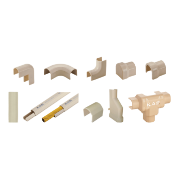 KAS PVC Hortum Kanalı ve Ek Parçası DN25 Açılı İç Köşe (Beyaz)