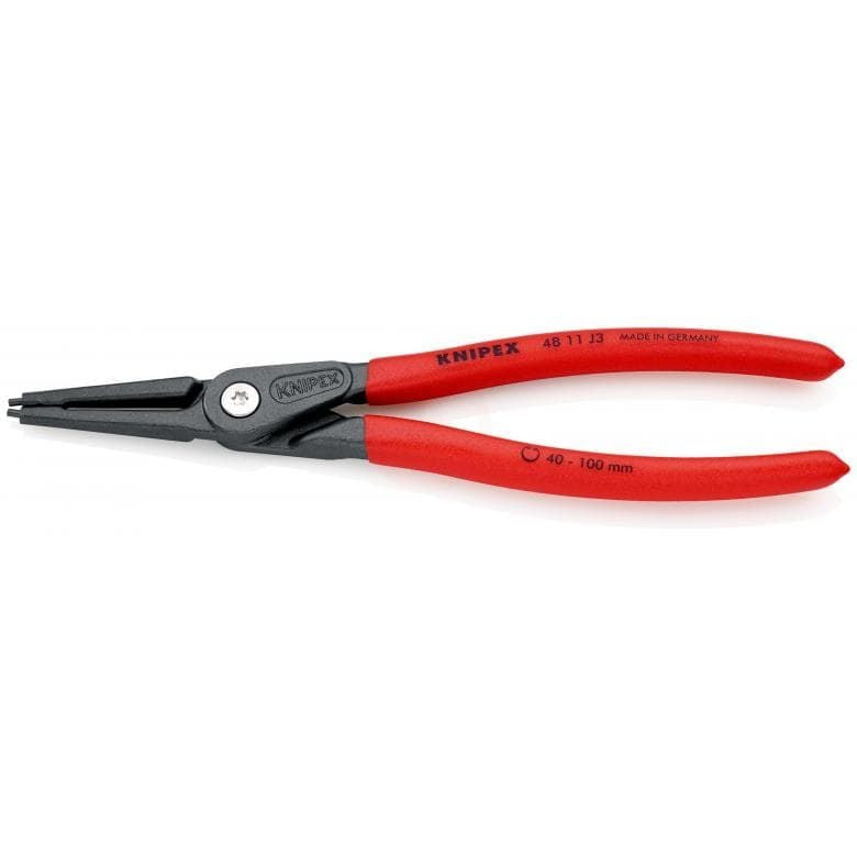 Knipex 48 11 J3 AĞIR HİZMET DÜZ İÇ SEGMAN PENSİ - KNI4811J3