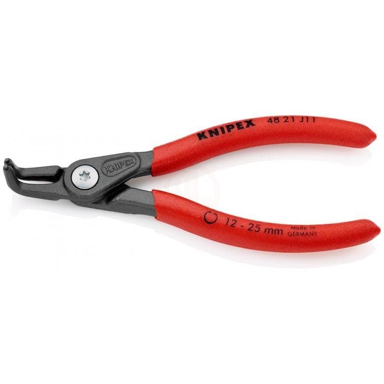 Knipex 48 21 J11 AĞIR HİZMET EĞRİ İÇ SEGMAN PENSİ - KNI4821J11