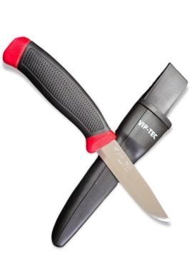 VIP-TEC Koruma Kılıfı ve Kemer Klipsli Outdoor Paslanmaz Çelik Bıçak