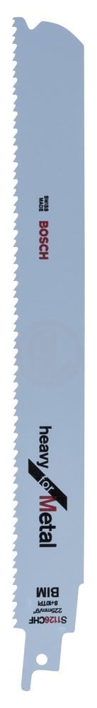 Bosch Panter Testere Bıçağı Heavy For Metal S 1126 CHF 225 mm (5 Adet) - 2608657398