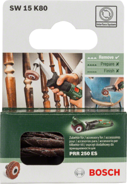 Bosch ESNEK RULO ZIMPARA 15 MM 80 KUM - 1600A00154