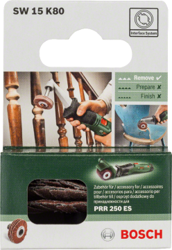 Bosch ESNEK RULO ZIMPARA 15 MM 80 KUM - 1600A00154