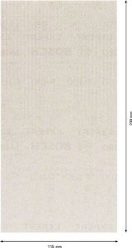 Bosch Ağ Zımpara Expert M480 115x230 mm 100 Kum (50 Adet) - 2608900771