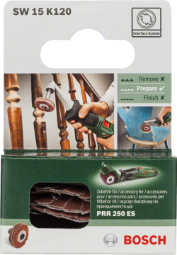 Bosch ESNEK RULO ZIMPARA 15 MM 120 KUM - 1600A00155