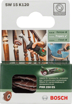 Bosch ESNEK RULO ZIMPARA 15 MM 120 KUM - 1600A00155