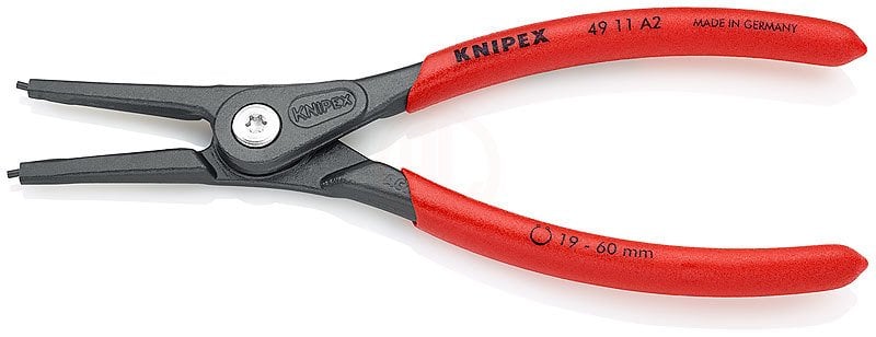 Knipex 49 11 A1 AĞIR HİZMET DÜZ DIŞ SEGMAN PENSİ - KNI4911A1