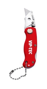 Vip-Tec VT875158 Katlanır Mini Maket Bıçağı 10mm (5 Adet Yedekli)