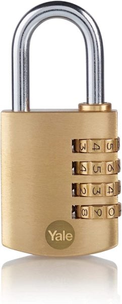 Yale Kilit Şifreli Pirinç Asma Kilit 40 mm (Blister) - Y150B/40/130/1