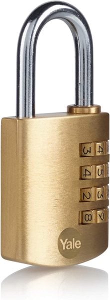 Yale Kilit Şifreli Pirinç Asma Kilit 40 mm (Blister) - Y150B/40/130/1