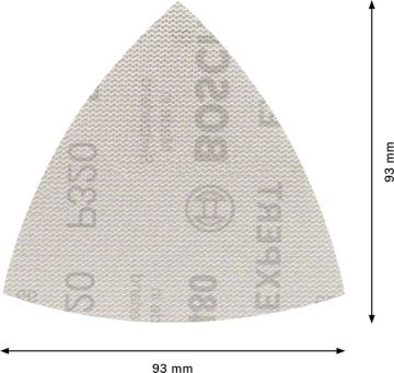 Bosch Ağ Zımpara Expert M480 93x93 mm 320 Kum (5 Adet) - 2608900723