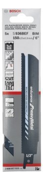 Bosch Panter Testere Bıçağı Endurance For Heavy Metal S 927 BEF 150 mm (5 Adet) - 2608657523