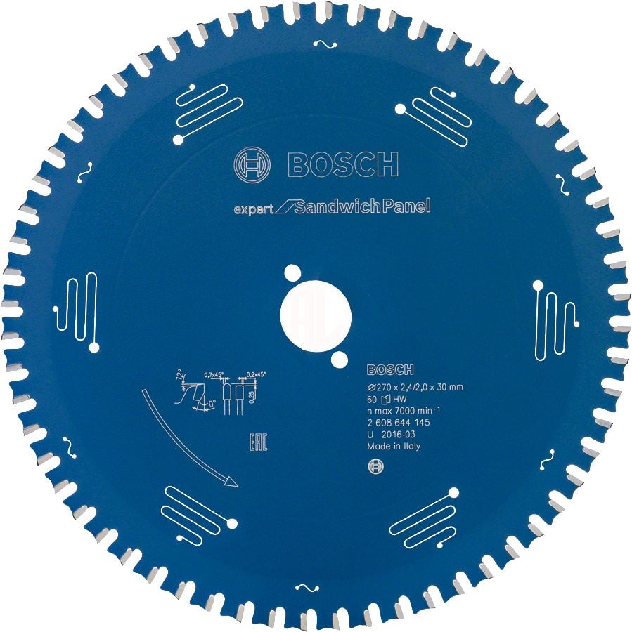 Bosch Daire Testere Bıçağı Expert For SandwichPanel 270x30 mm 60 Diş - 2608644145