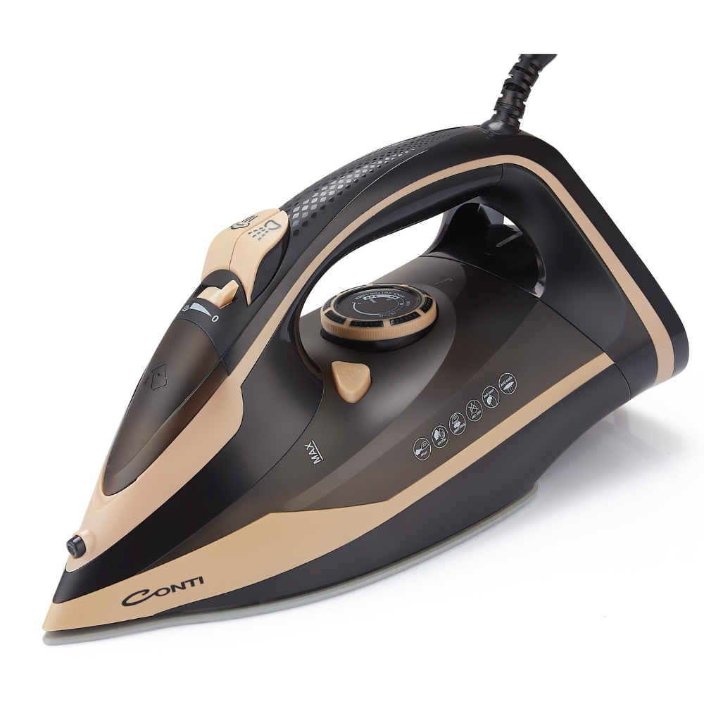 Conti CU-3329 Vertex 2800 Watt Ütü Siyah Gold